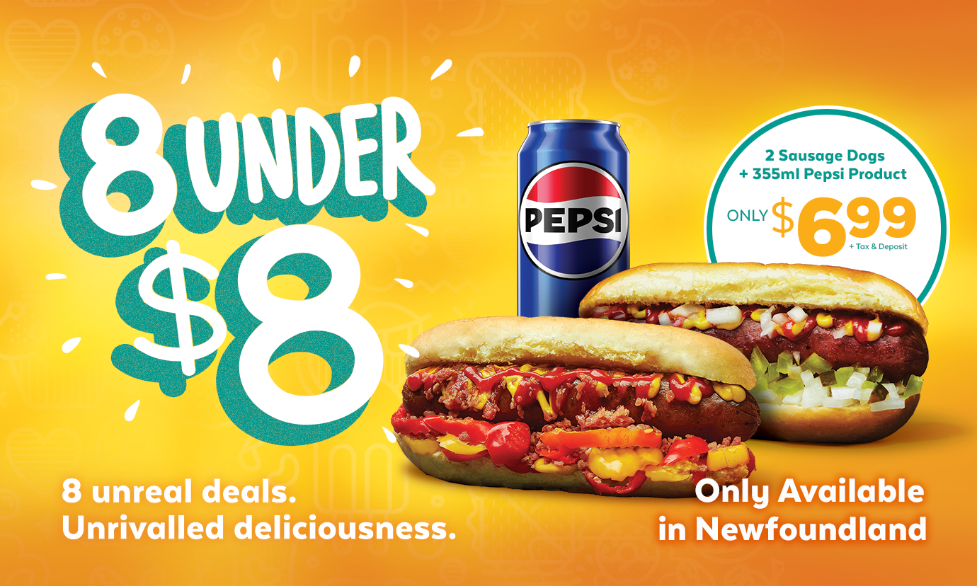 8 UNDER $8 Promo